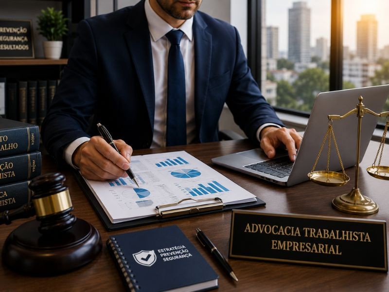 Advogado Trabalhista Empresarial Estrutura Auditorias Preventivas e Garante Estabilidade Financeira Corporativa