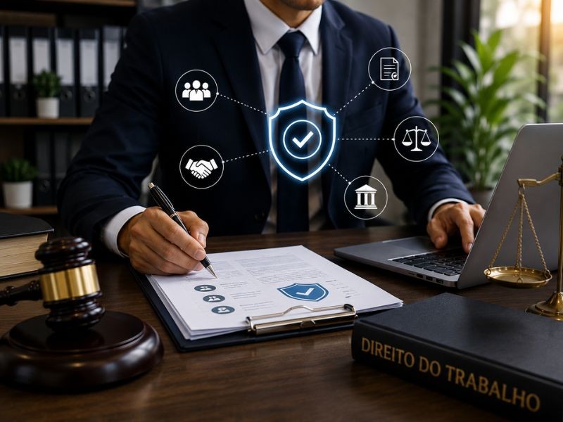 Advogado Trabalhista Empresarial Estrutura a Defesa Preventiva e Maximiza a Segurança Jurídica das Companhias